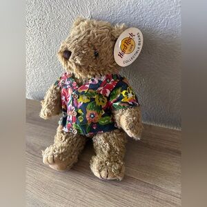 Teddy Bear Hard Rock Cafe Collectible Cayman Islands Hawaiian shirt